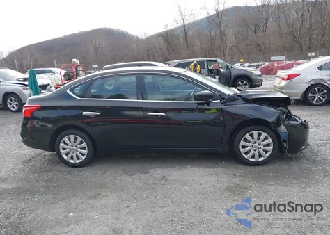 2016 Nissan Sentra S z USA, uszkodzony, nr VIN 3N1AB7AP2GL682446